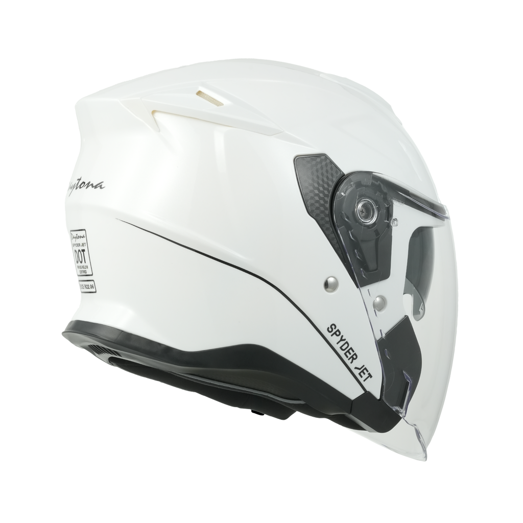 D.O.T. & ECE Daytona Spyder Jet- Hi-Gloss White