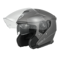 D.O.T. & ECE Daytona Spyder Jet- Gun Metal Grey Dull Metallic