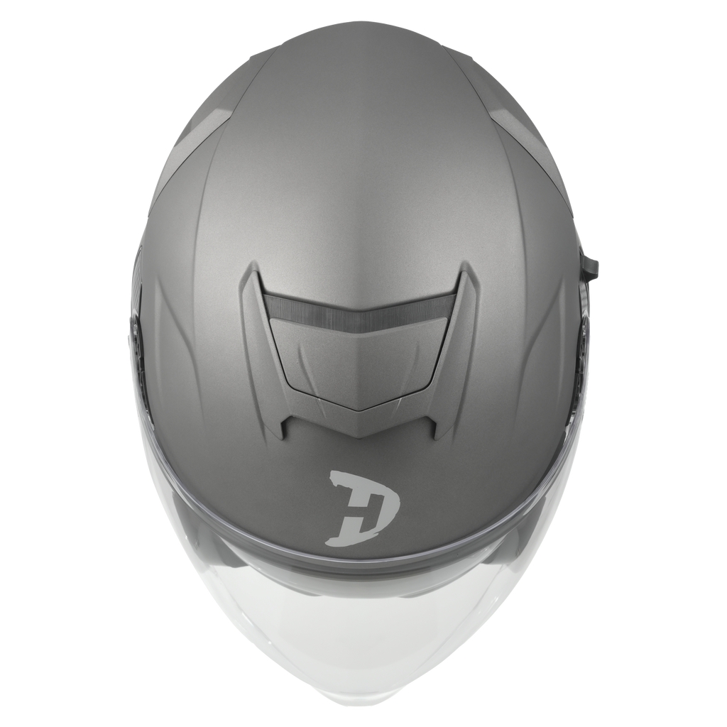 D.O.T. & ECE Daytona Spyder Jet- Gun Metal Grey Dull Metallic