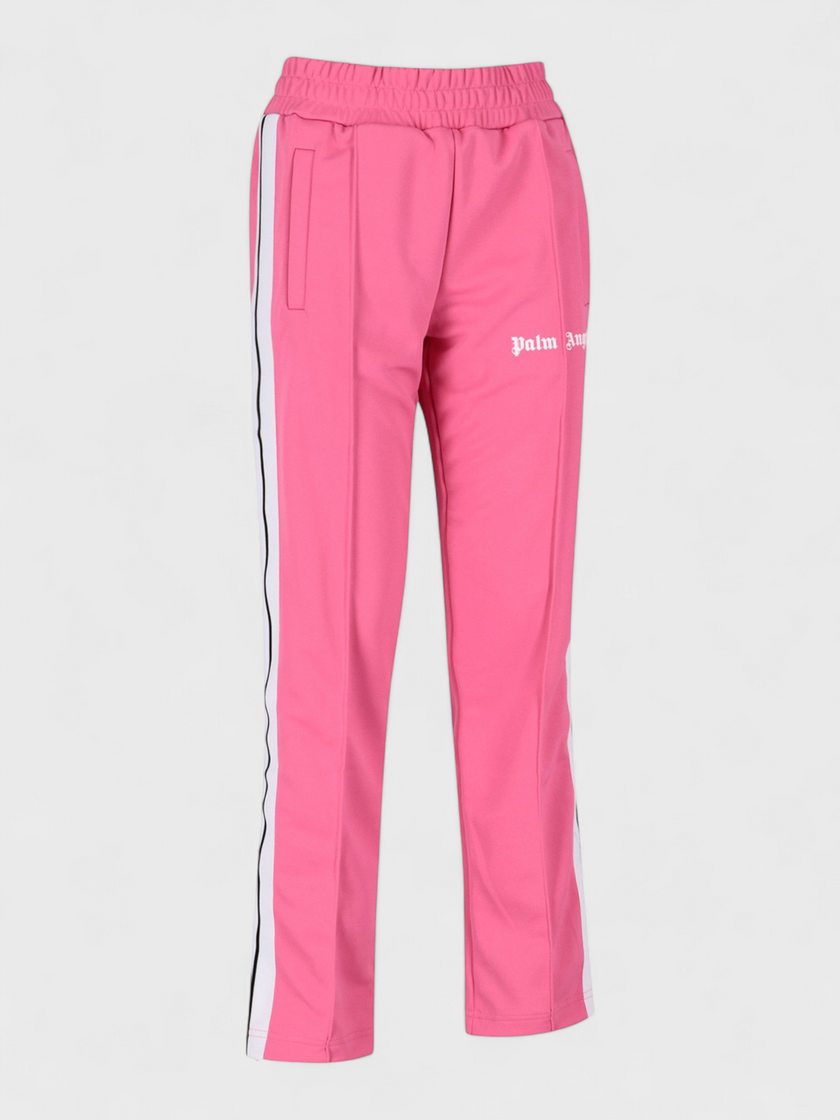 Women's Track Pants Fuchsia White