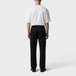 Casa Elements Embroidered Satin Tape Sweatpant Black
