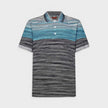 Space Dye Short Sleeve Polo Shirt