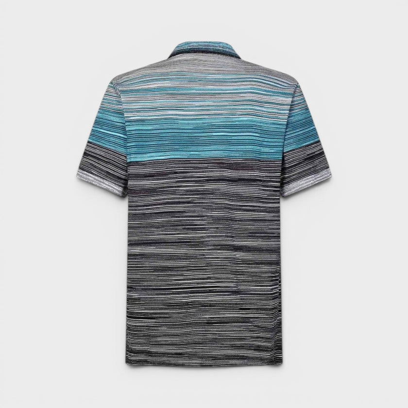 Space Dye Short Sleeve Polo Shirt