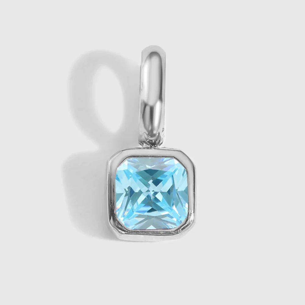 Octagon Birthstone Charms