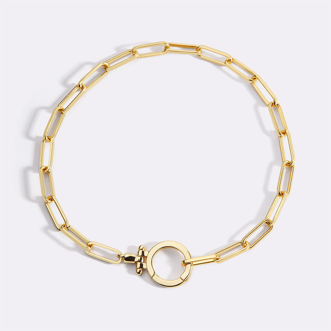 Paperclip Chain Bracelet