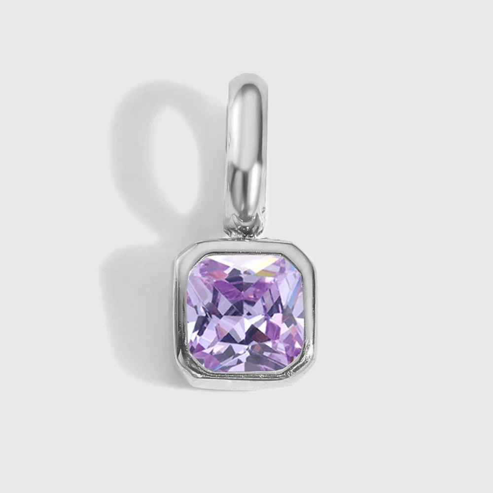 Octagon Birthstone Charms