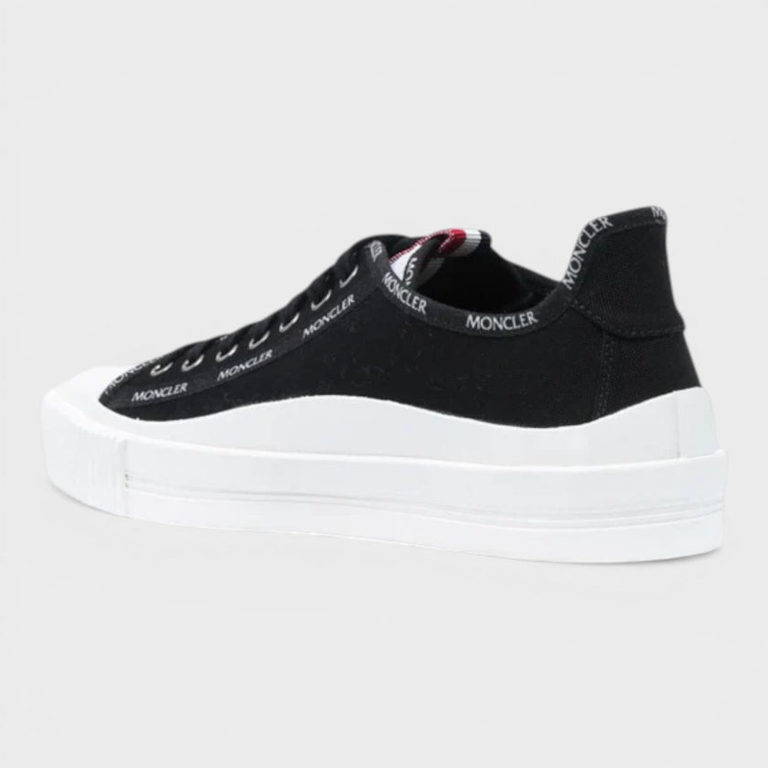Glissiere Low Top Canvas Black White