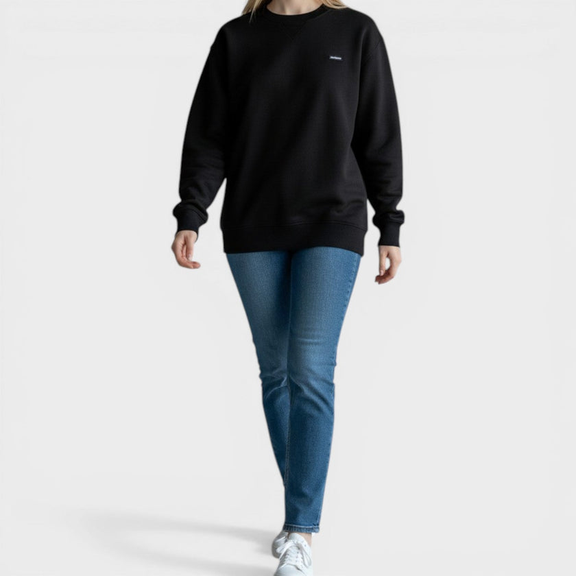 Clancy Logo Sweatshirt Black White
