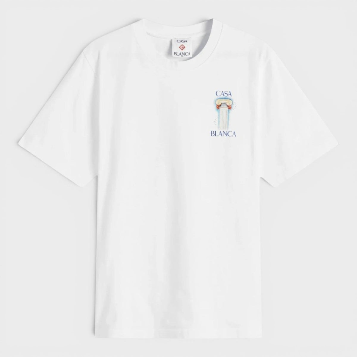 Printed T-Shirt La Colomne White