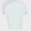 Blades Printed Oversized T-Shirt Pale Blue