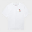 Dragonfly Floral Printed Oversized T-Shirt White