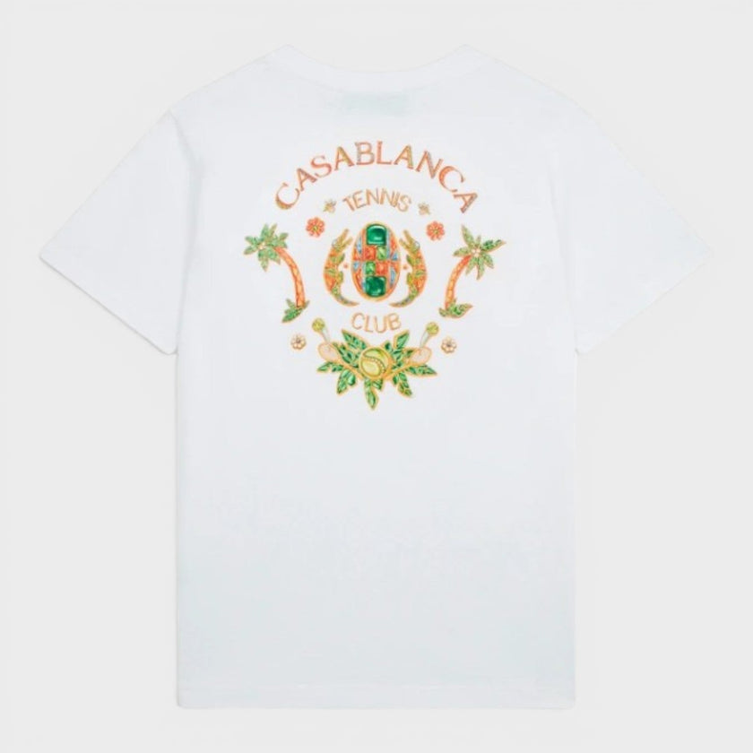 Joyaux D'Afrique Tennis Club Printed T-Shirt White