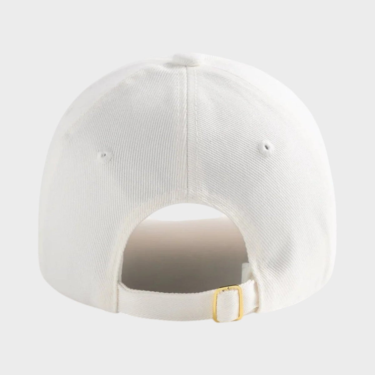 Rainbow Mushroom Embroidered Cap White