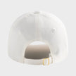 Rainbow Mushroom Embroidered Cap White