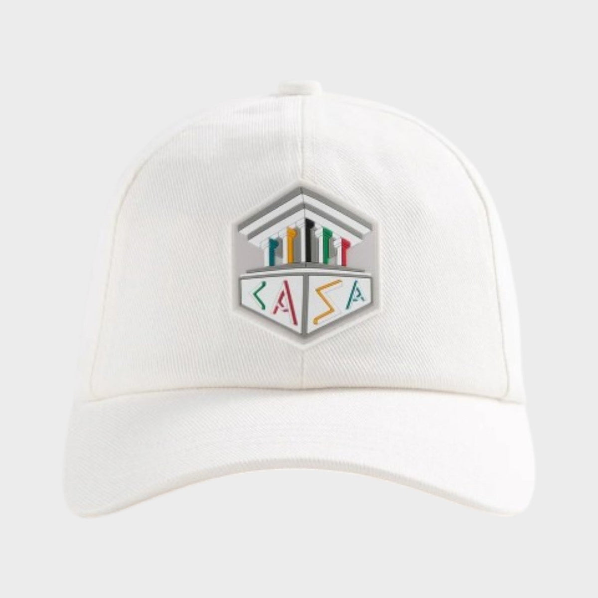 Casa Temple Rubber Patch Cap White