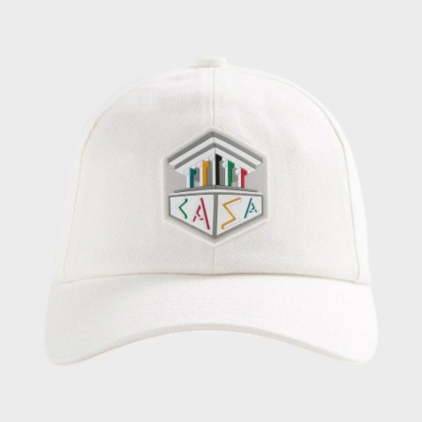 Casa Temple Rubber Patch Cap White