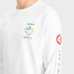 Fuji Dream Screen Printed Long Sleeve T-Shirt White