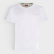 Contrast Neckline Detail T-Shirt White