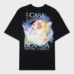 Galactic Connection Printed T-Shirt Black