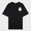 Galactic Connection Printed T-Shirt Black