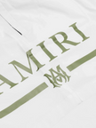 Amiri Ma Bar Logo Swimtrunk White