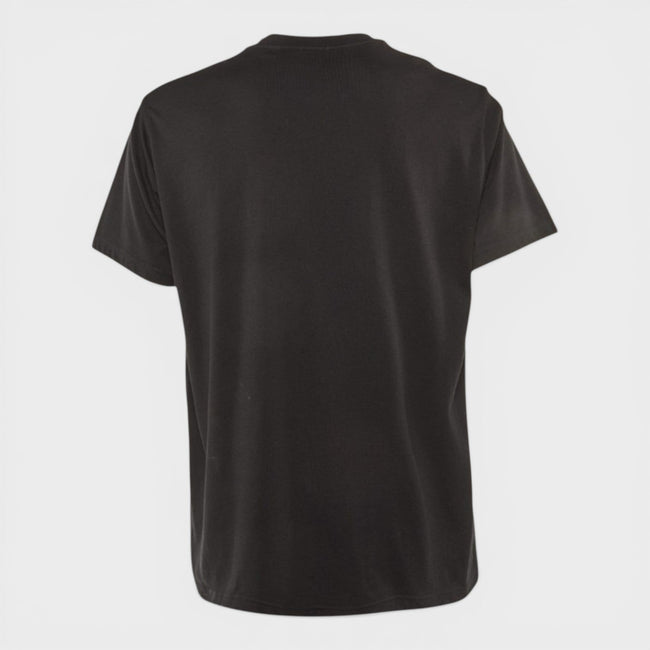 Raynerton Cotton Logo Embroidered T-Shirt Black