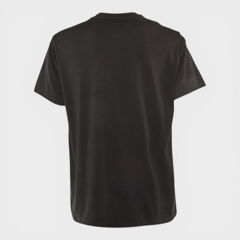 Raynerton Cotton Logo Embroidered T-Shirt Black