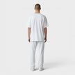Contrast Neckline Detail T-Shirt White