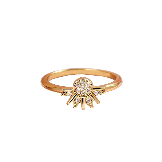 Celestial Sun & Moon Ring Set