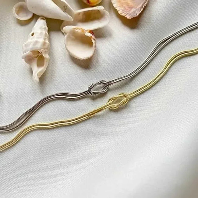 Snake Chain Knot Bracelet