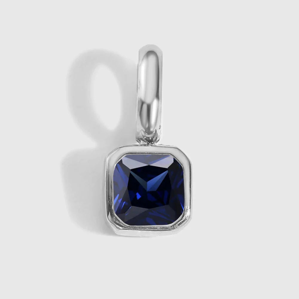 Octagon Birthstone Charms