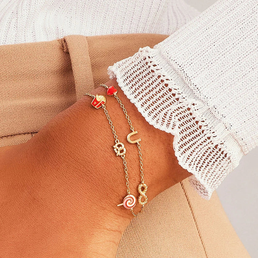 Cute Heart Charm Bracelet