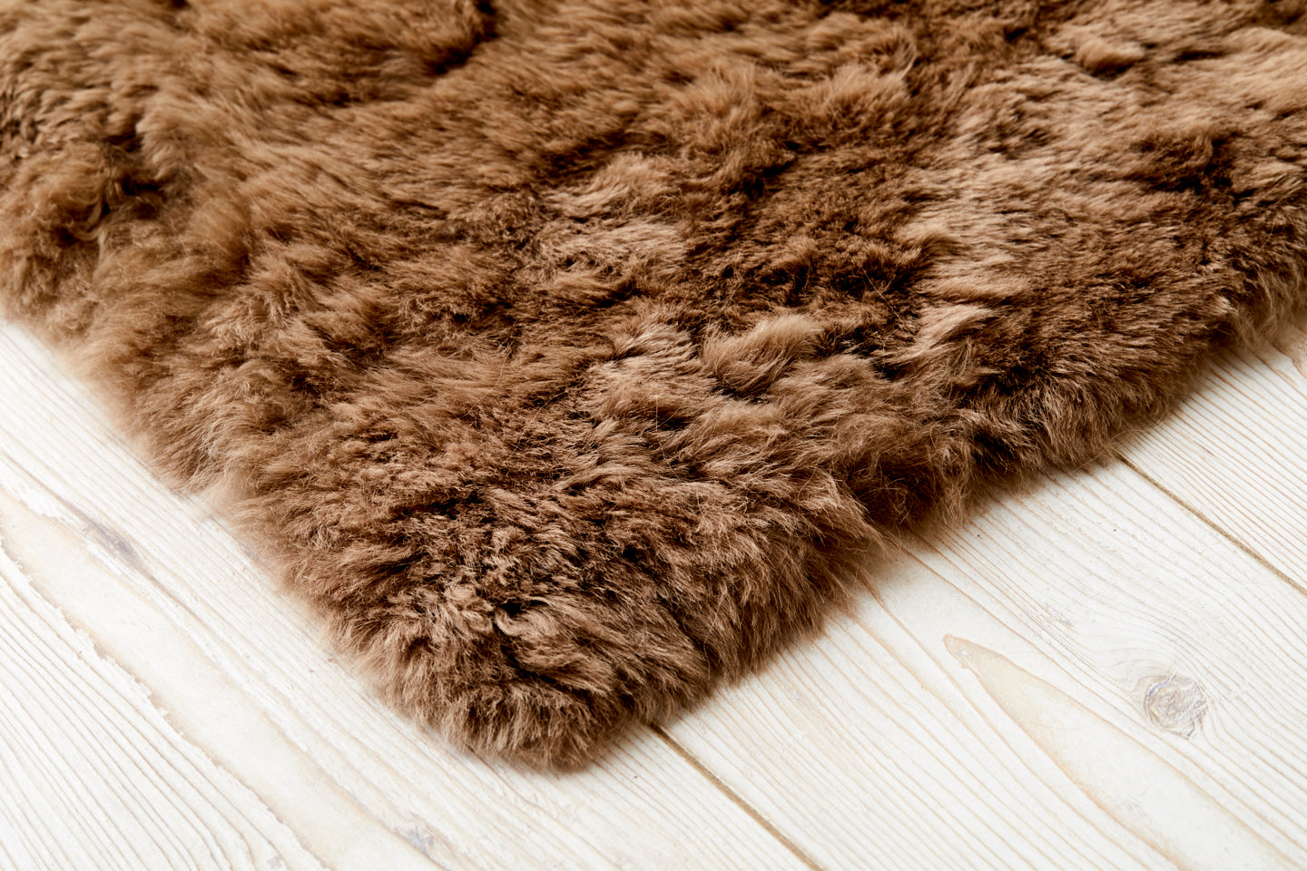 Teddy Bear Brown Shearling Yin Yoga Mat - Naturally beautiful. Free UK next day shipping and gift box.