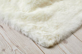 Ivory Shearling Yoga Mat - Quiet Luxury. Free next day UK shipping and Luxury Gift Box.