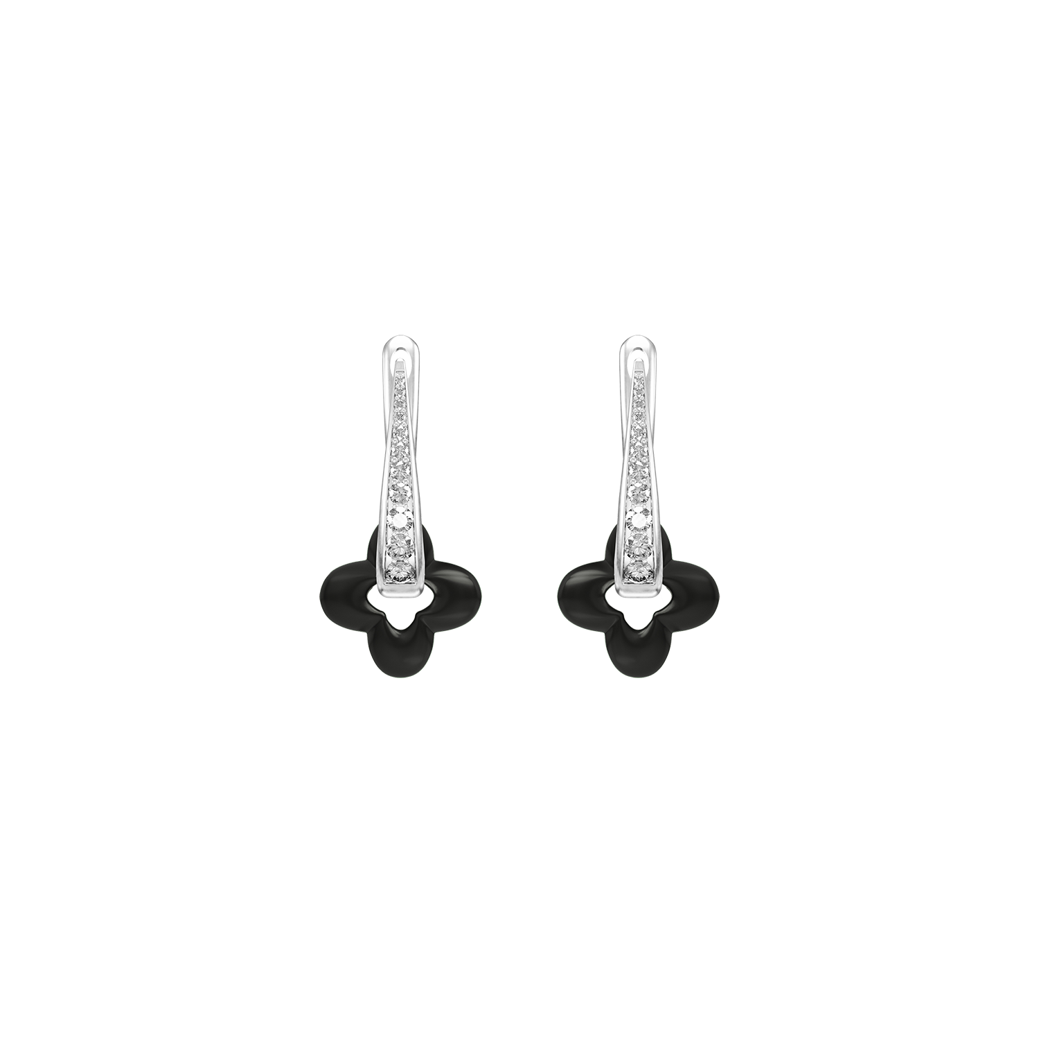 Silver Clover Earrings