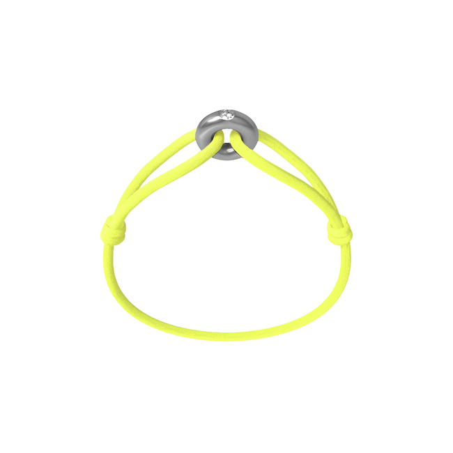 Silbernes Soho-Diamantkordelarmband