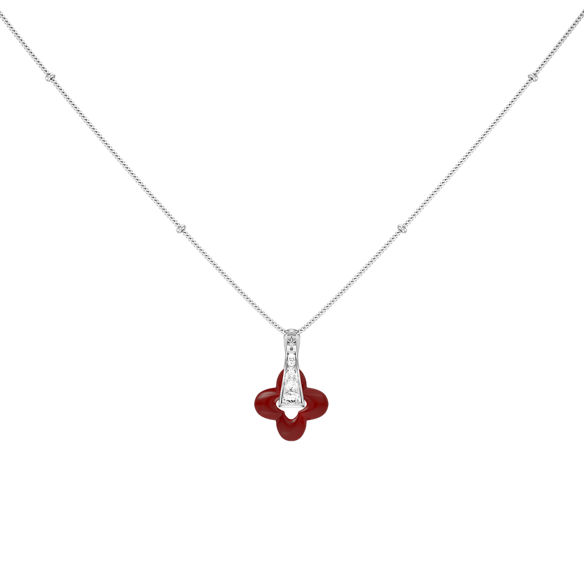 Silver Clover Necklace