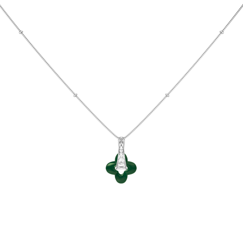 Silver Clover Necklace