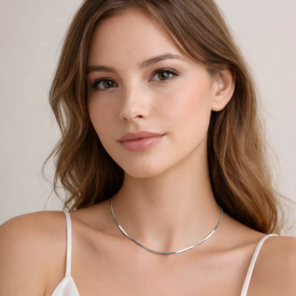 Girocollo Catalina Luxe color argento
