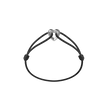 Silver Heart Cord Bracelet