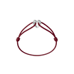 Silver Heart Cord Bracelet