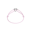 Silver Heart Cord Bracelet