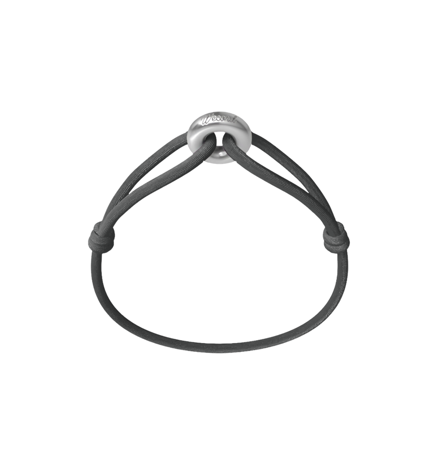 Silver Soho Matte Cord Bracelet
