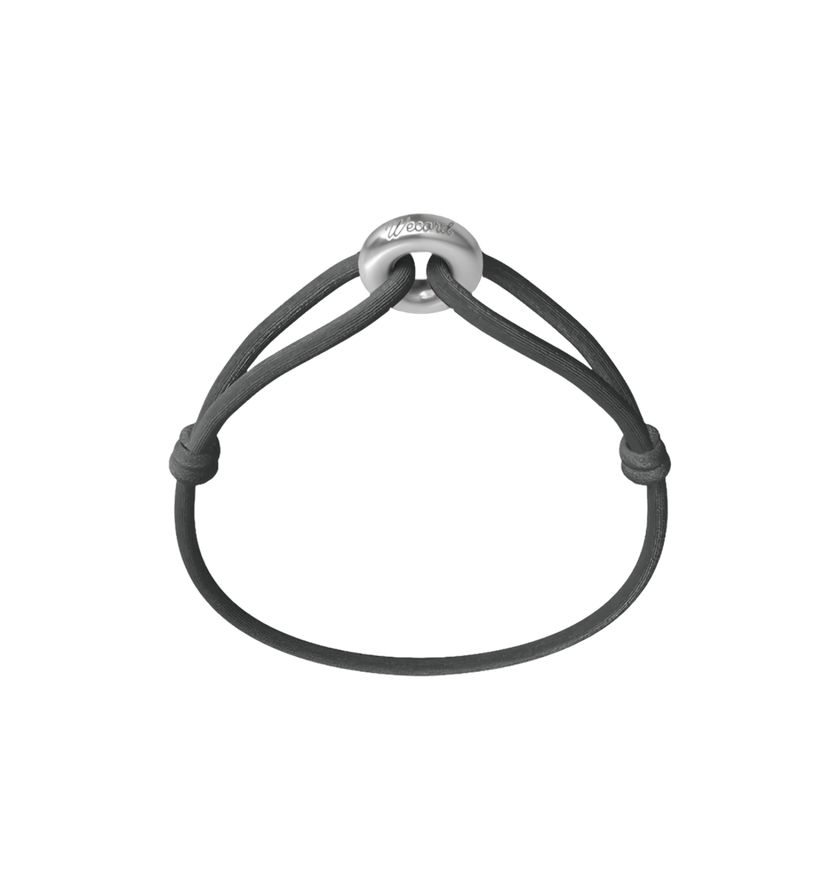 Silver Soho Matte Cord Bracelet