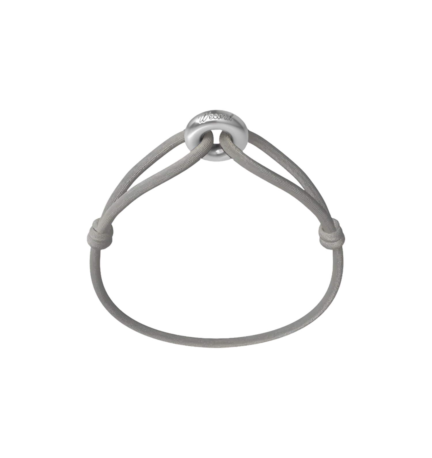 Silver Soho Matte Cord Bracelet