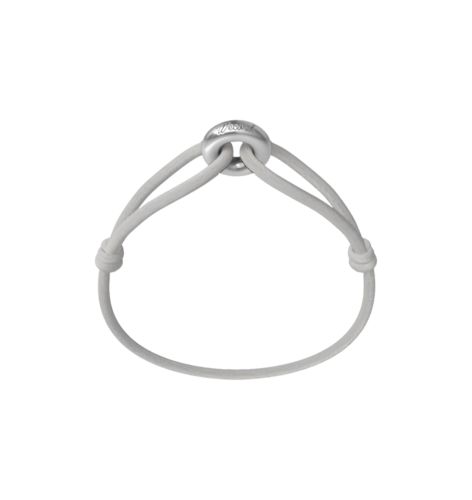 Silver Soho Matte Cord Bracelet