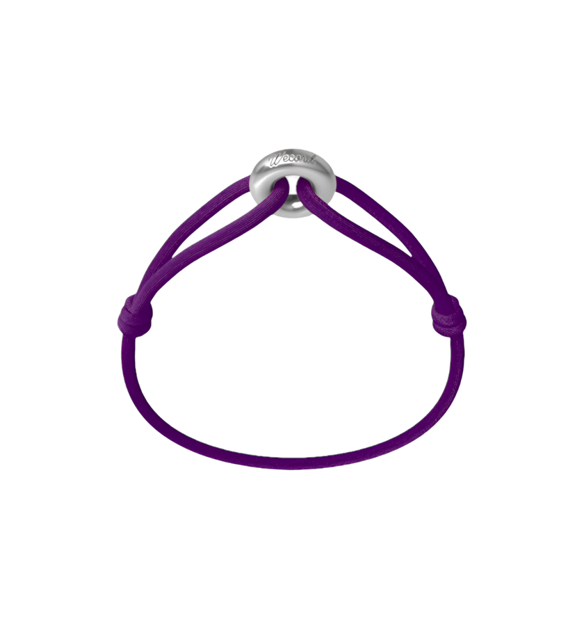 Silver Soho Matte Cord Bracelet