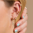 Lightning Hoop Earrings