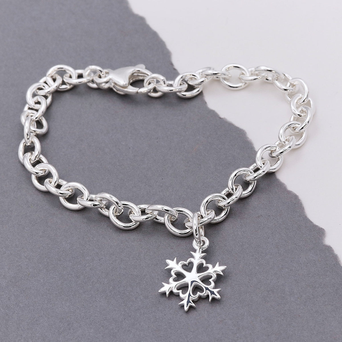 Snowflake Silver Charm