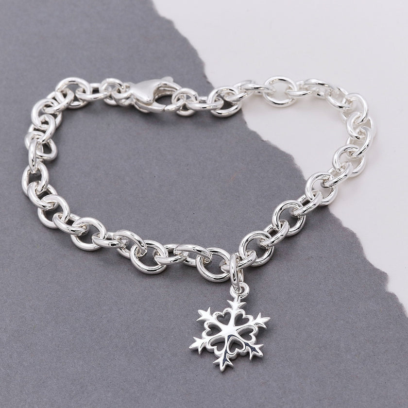 Snowflake Silver Charm